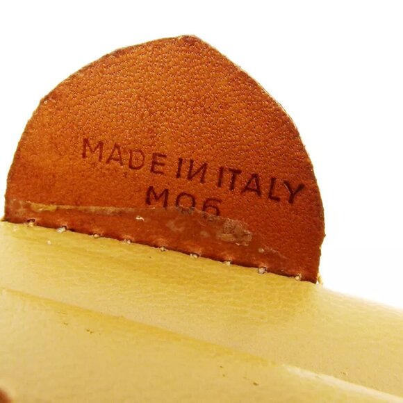 CELINE Clutch Bag Macadam Beige PVC Leather Used Authentic T10374 - Picture 6 of 9